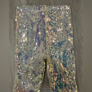 Sparkly biker shorts